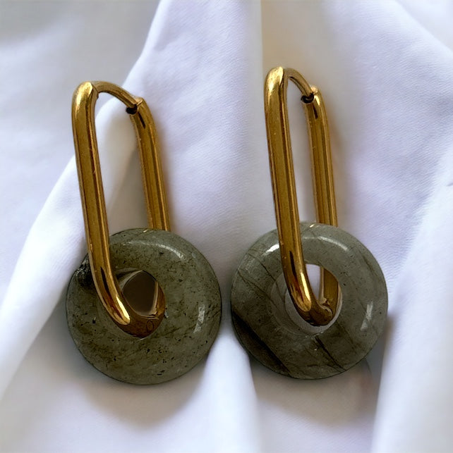 Donutstein Ohrringe