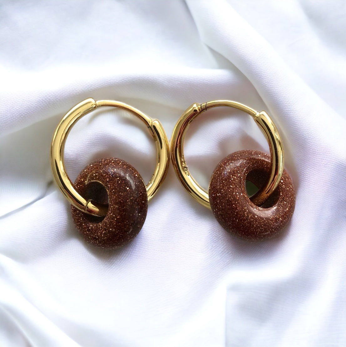 Donutstein Ohrringe